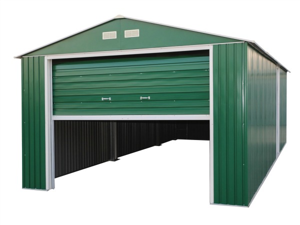 DuraMax 12x26 Steel Garage Kit - Green